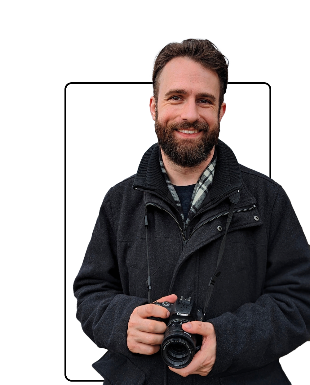 Image of Brent MacLerie holding a camera